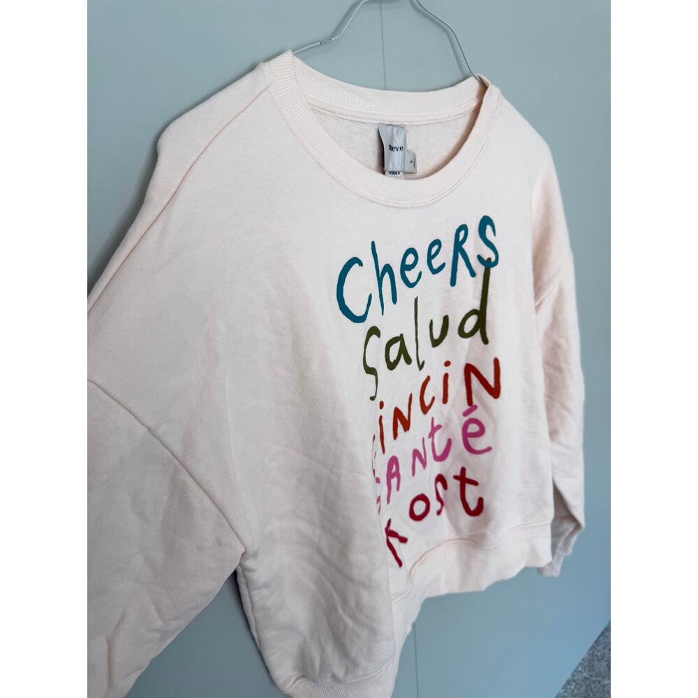 JORDAN NICKSON x ANTHROPOLOGIE Cheers Graphic Sweatshirt - Picture 5 of 8